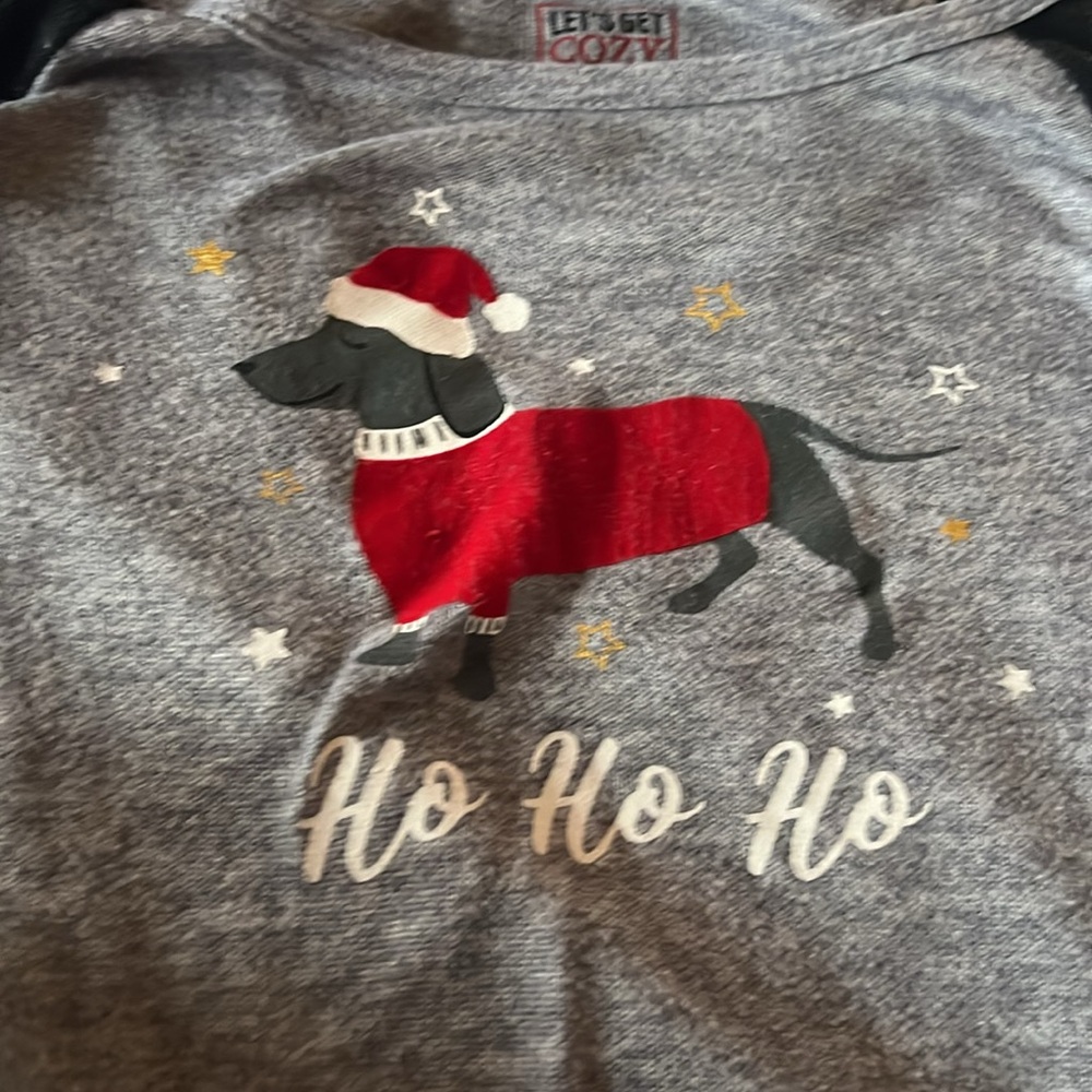 Lot of Christmas pj’s, and Santa style dress sz 10 - Picture 13 of 15